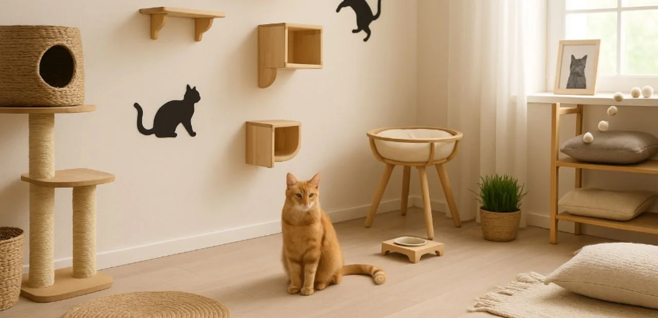 katzenzimmer deko