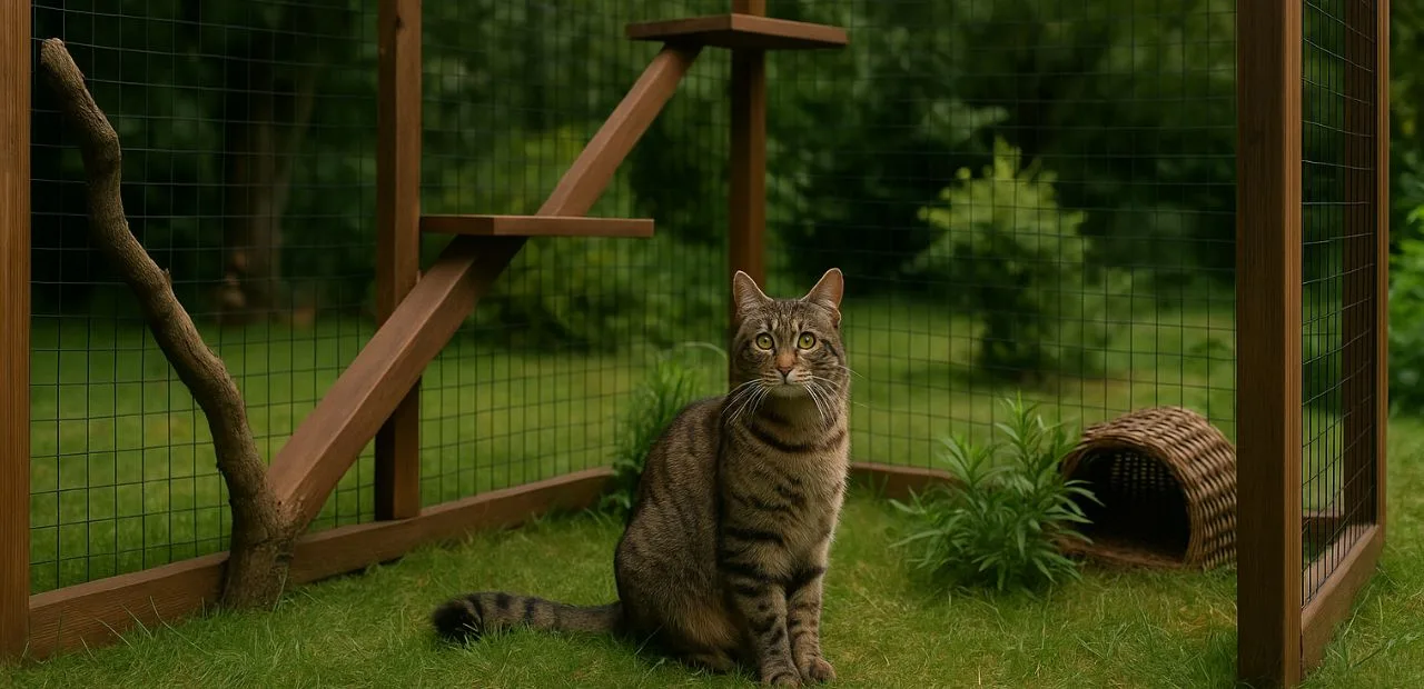 Außengehege für Katzen